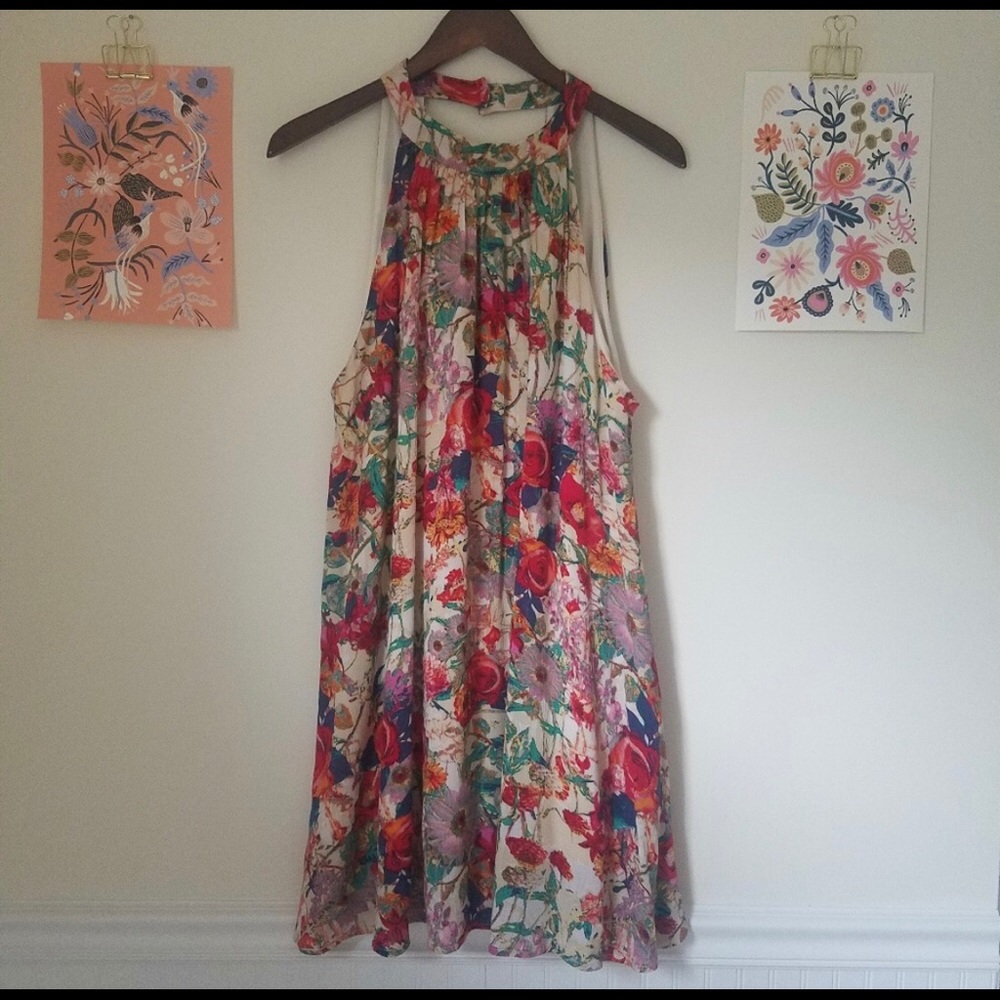 Floral swing dress